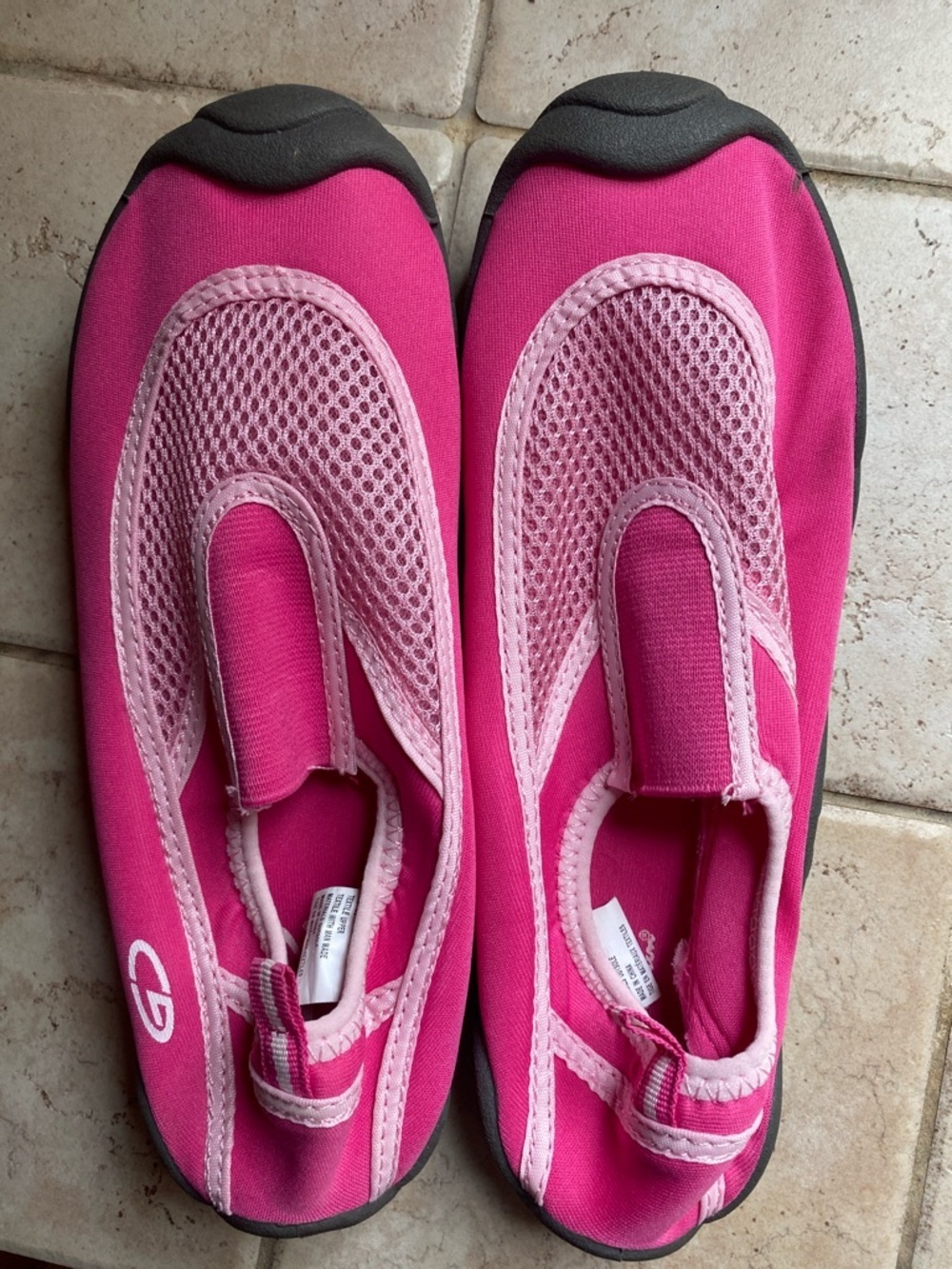 Champion Gray and Pink Slip-On Water Shoes